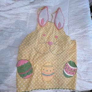 3 Bunny Aprons 1- Adult and 2 Child sized.